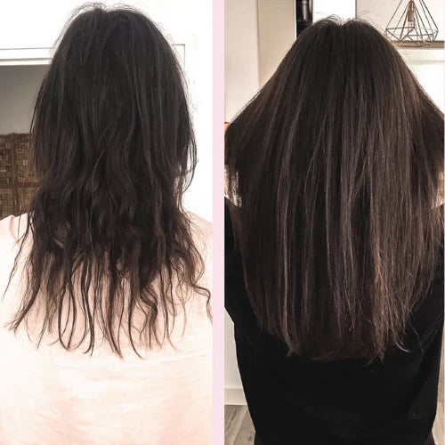 Before and after comparison