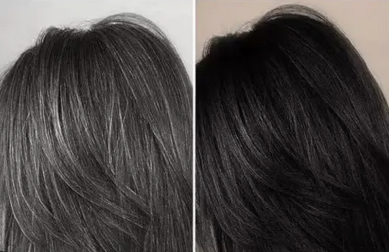 Before and after comparison