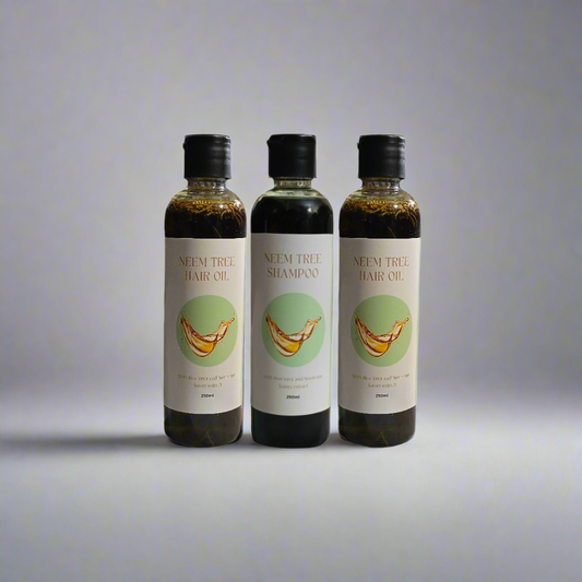 2 Bottles Herbal Hair Oil + 1 Bottle Sulphate-Free Shampoo 3 In 1 Deal – Anti Hair Fall + Fast Growth🔥