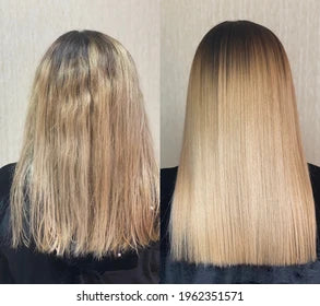 Before and after comparison