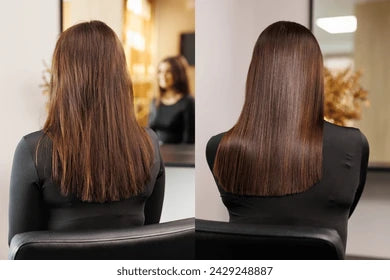 Before and after comparison