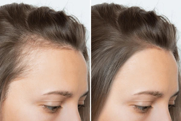 Before and after comparison