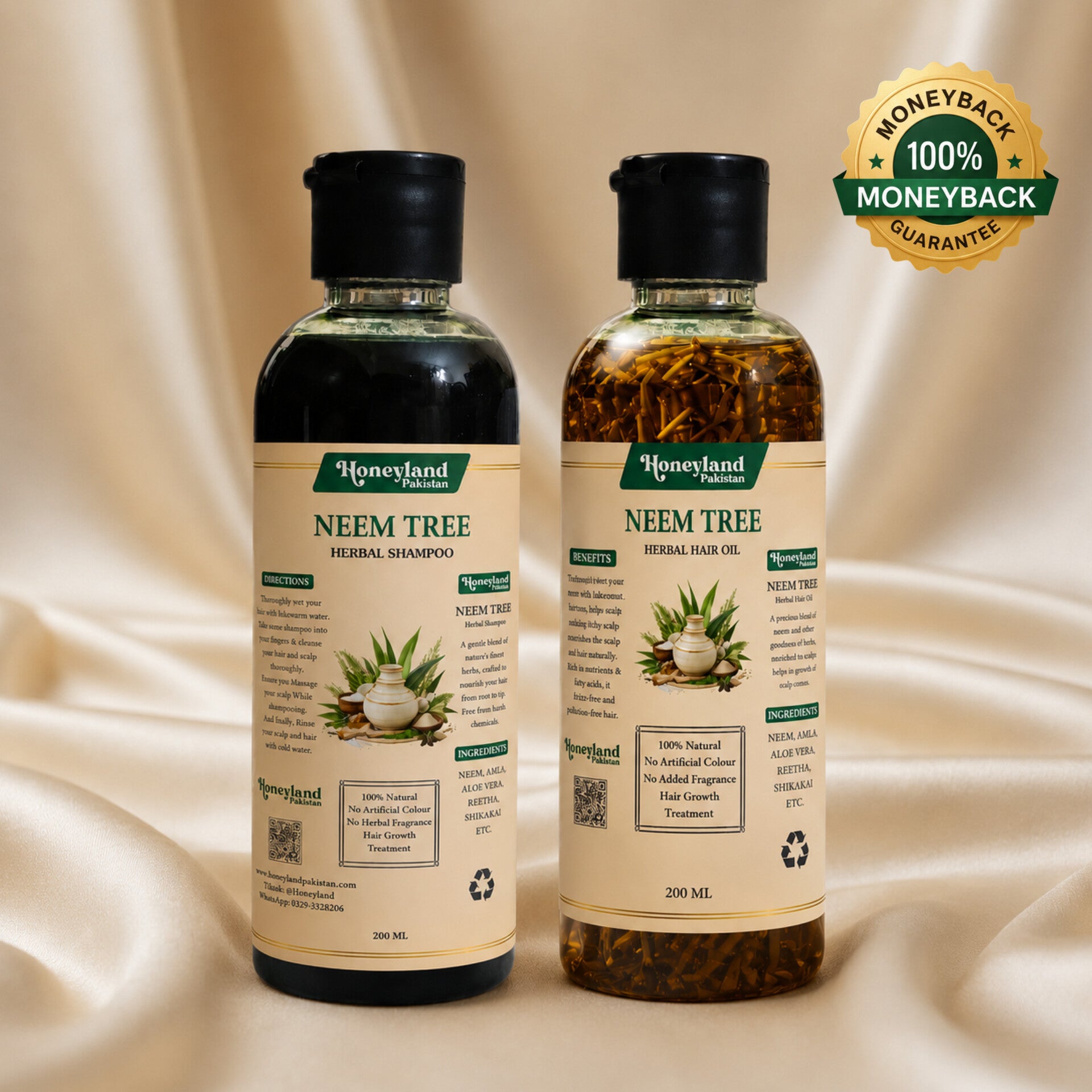 1 Hair Oil + 1 Shampoo - Combo